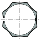 Somfy - Couronne ø50 tube oct50