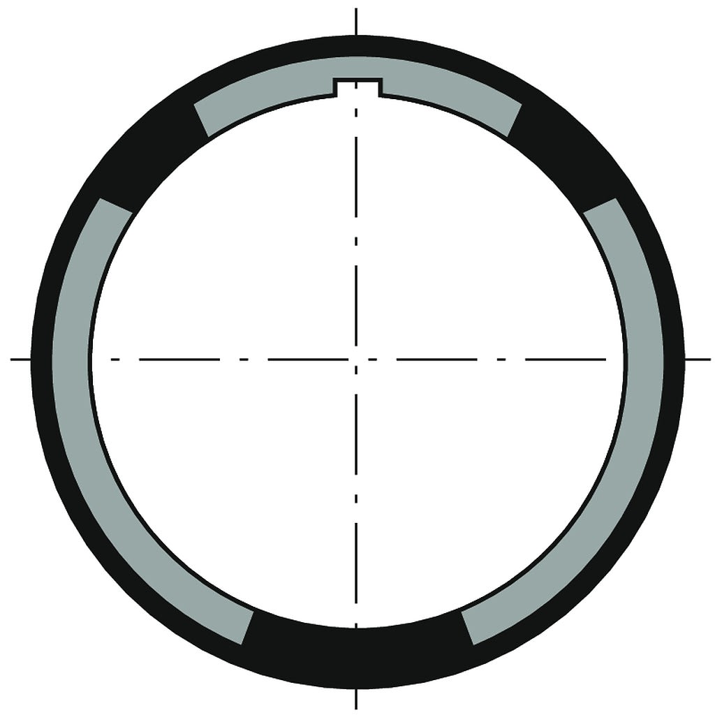 Somfy - Couronne d50 tube ates d57