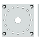 Somfy - Plaque 100x100 csi/dmi