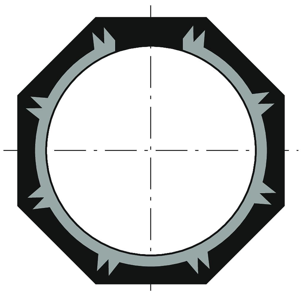 Somfy - Couronne ø50 tube oct60