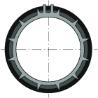 Somfy - Couronne ø50 tube diam63x1,5