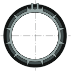 Somfy - Couronne Ø50 pour tube rond diamètre 63 x 1,5 mm