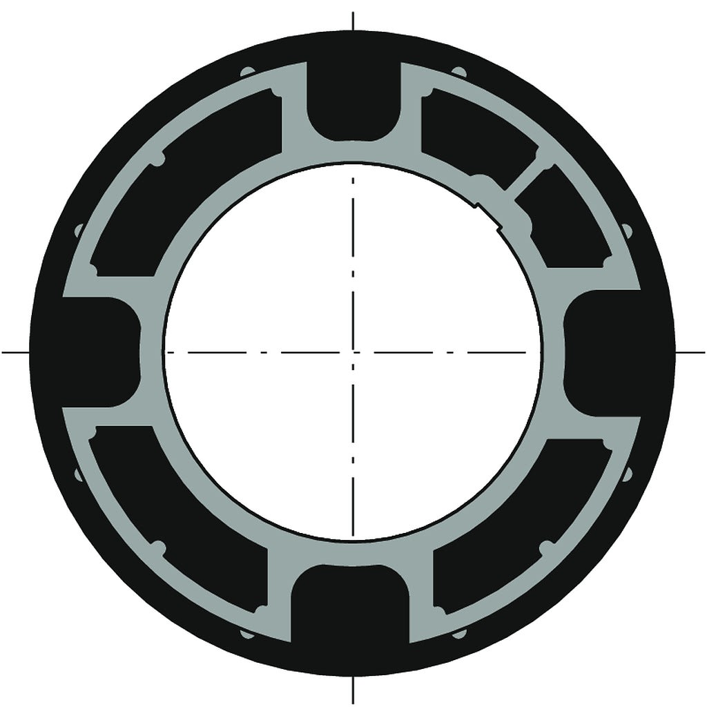 Somfy - Couronne ø50 tube ø76/78