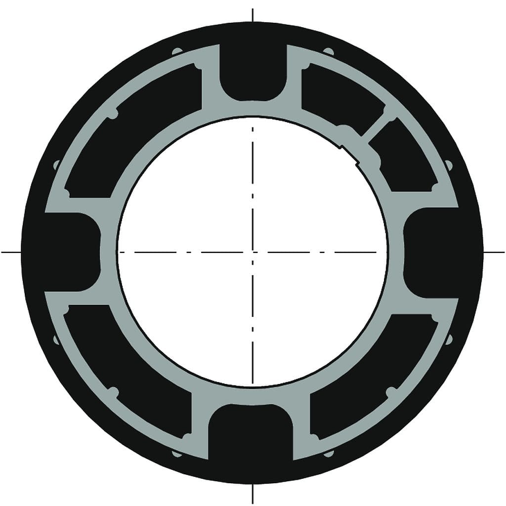 Somfy - Couronne ø50 tube ø76/78