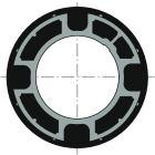 Somfy - Couronne ø50 tube ø76/78