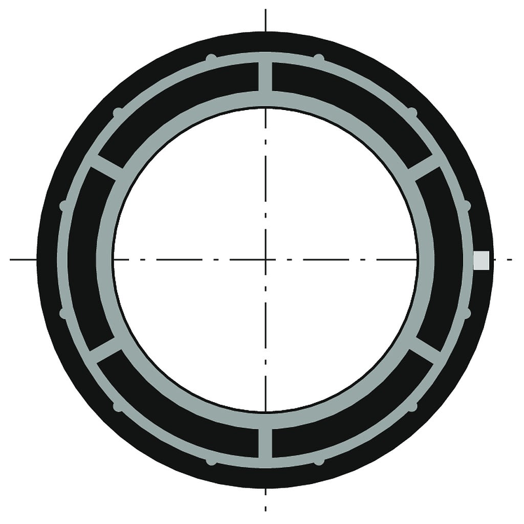 Somfy - Couronne ø50 tube d70x1,5