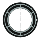 Somfy - Couronne ø50 tube d70x1,5