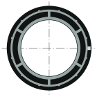 Somfy - Couronne ø50 tube d70x1,5
