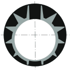 Somfy - Couronne d50 tube donher d70 goutte d12