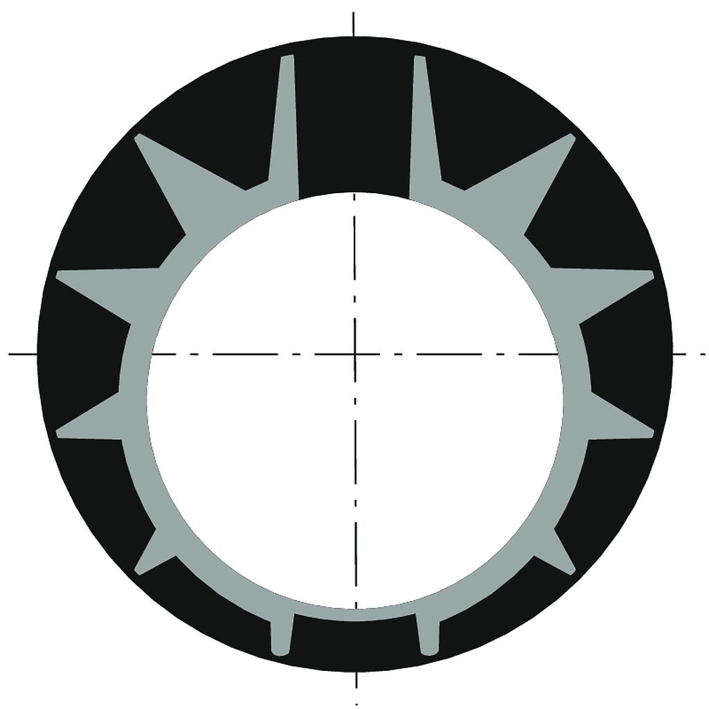 Somfy - Couronne d50 tube donher d70 goutte d12