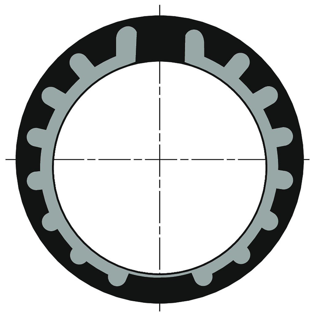 Somfy - Couronne d60 rollerbat goutte d12 x10