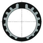 Somfy - Couronne d60 rollerbat goutte d12 x10
