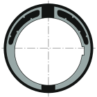 Somfy - Couronne ø60 dohner d78gr