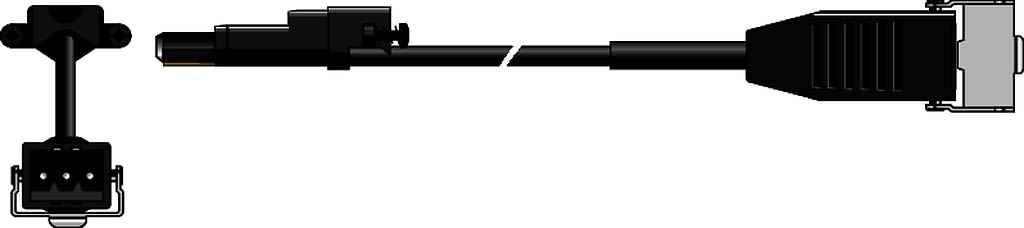 Somfy - Câble moteur radio hirschmann rrf 0,5m