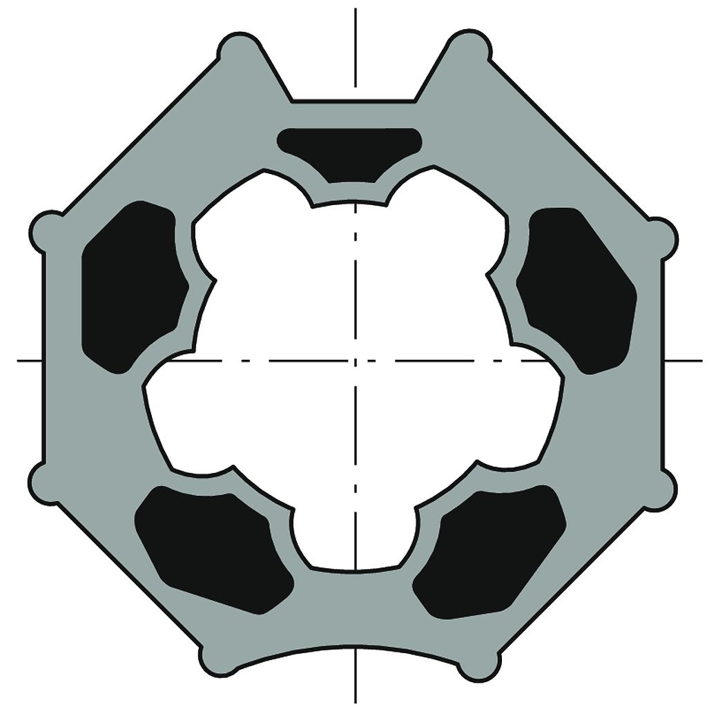 Somfy - Roue ø50 tube oct60