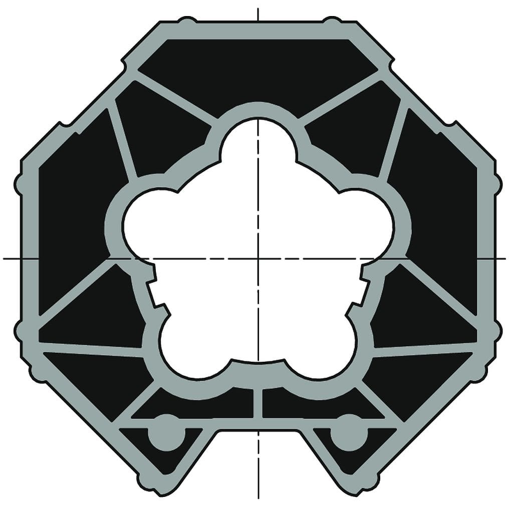 Somfy - Roue ø50-60 tube oct70