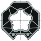 Somfy - Roue ø50-60 tube oct70