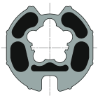 Somfy - Roue ø60 tube dohner d78 gr