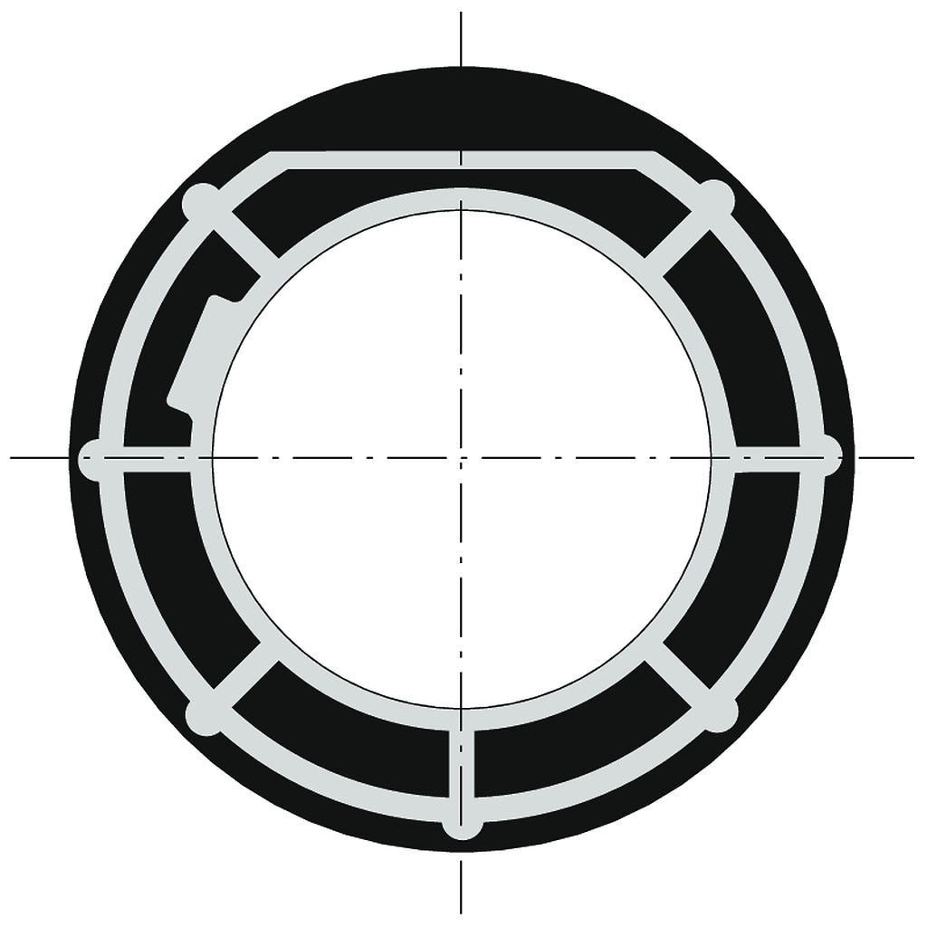 Somfy - Courone lt60 tube octoø102x2,5
