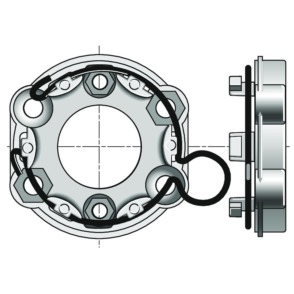 Somfy - Support universel ø50 - 60
