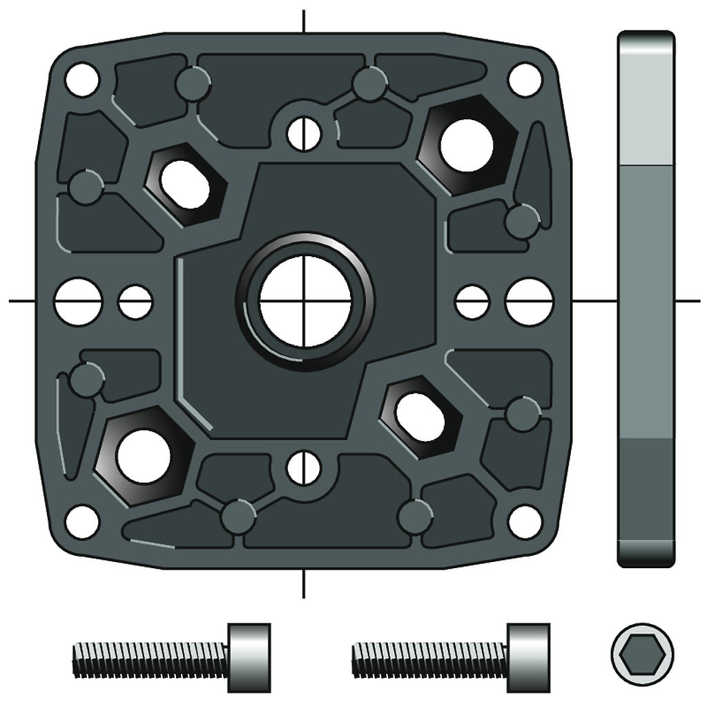 Somfy - Support csi d50/60 mutli entraxes