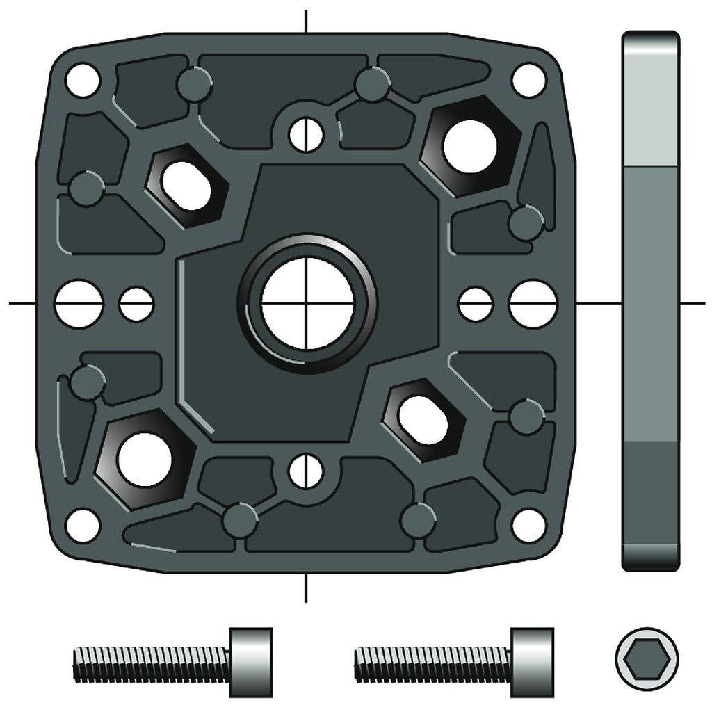 Somfy - Support moteur CSI Ø50/60 mm multi-entraxes