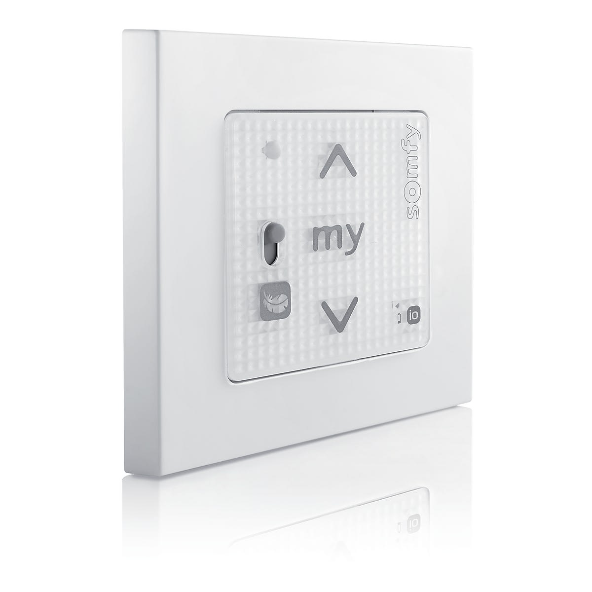 Somfy - Smoove® sensitif RS100 io blanc + cadre