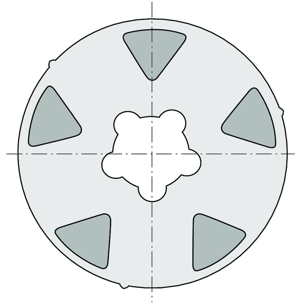 Somfy - Roue ø60 tube d133x4