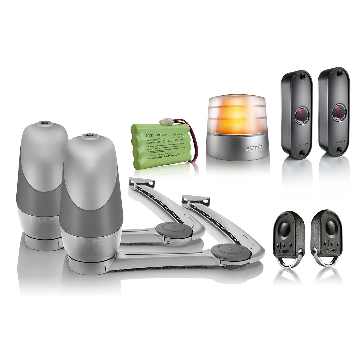 Somfy - Moteur axovia 220b rts pack confort (gris)