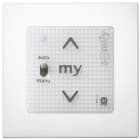 Somfy - Commande murale Smoove® Uno io-compatible blanche avec cadre