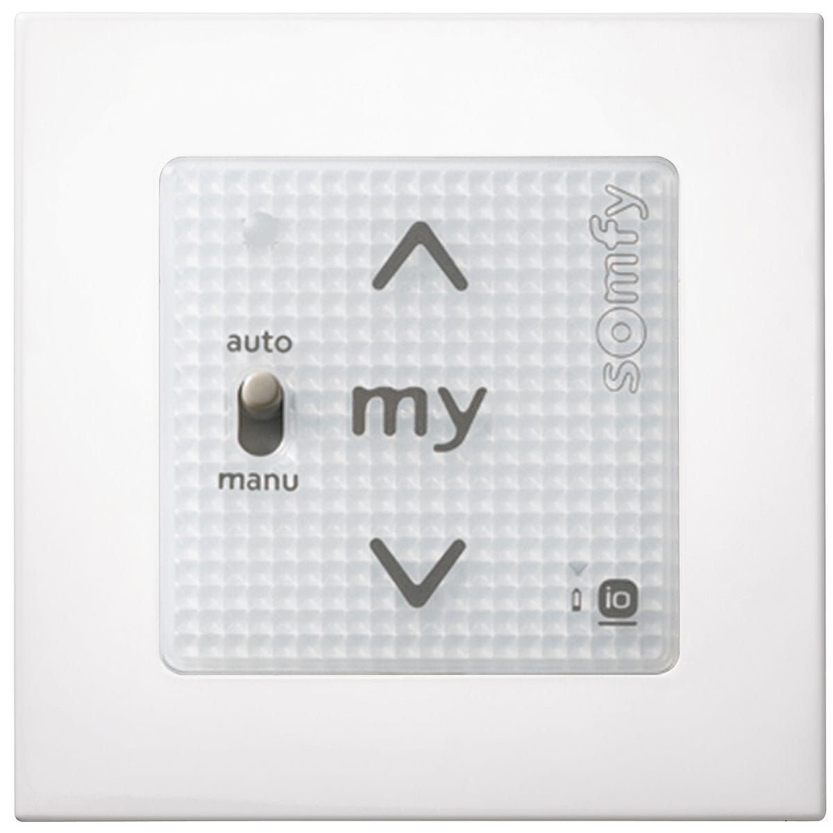 Somfy - Smoove® uno io-compatible blanc + cadre