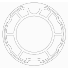 Somfy - Couronne LT 50 rollerbat 80