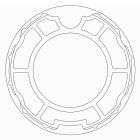 Somfy - Couronne LT 50 rollerbat 80