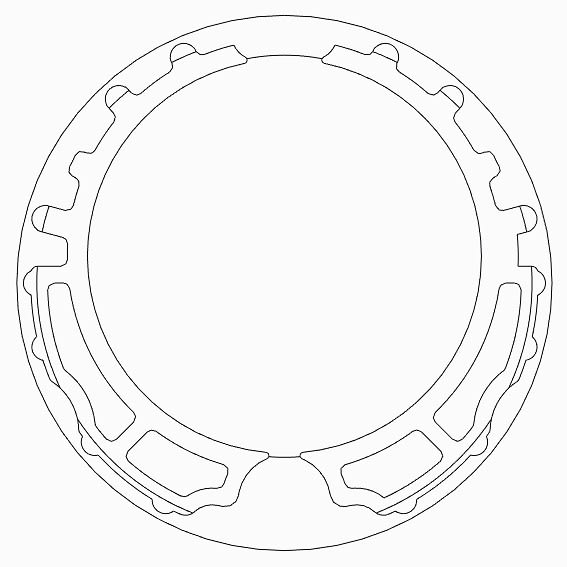 Somfy - Couronne LT 60 rollerbat 80