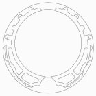 Somfy - Couronne LT 60 rollerbat 80