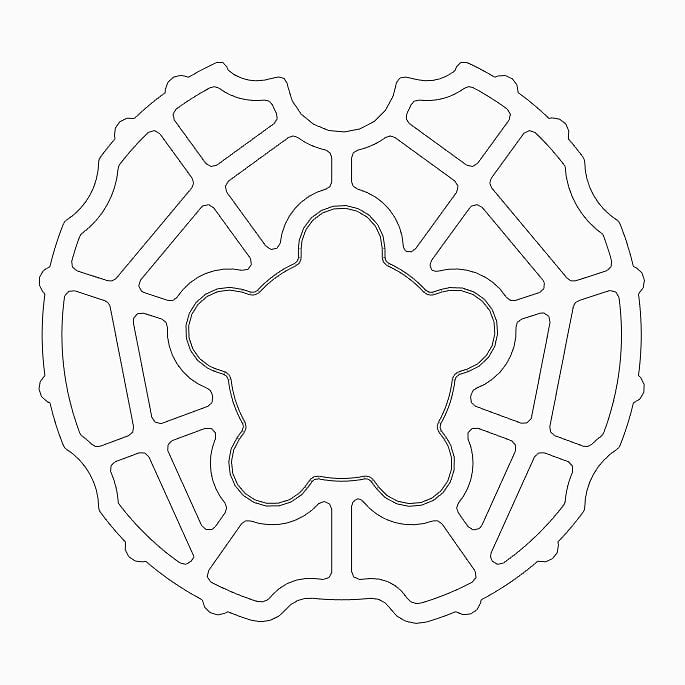 Somfy - Roue LT 60 rollerbat 80