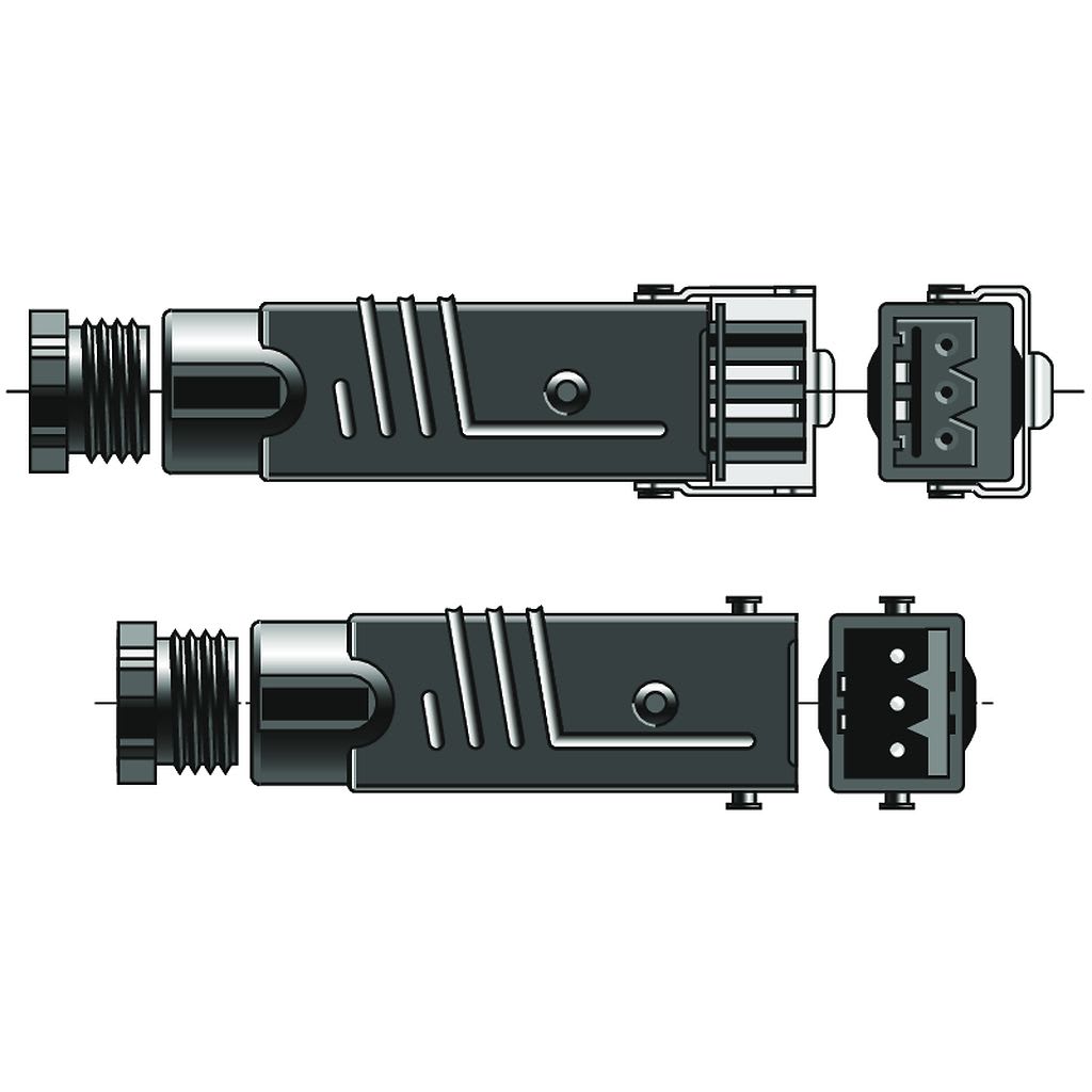 Somfy - Kit prises hirschmann mâle + femelle