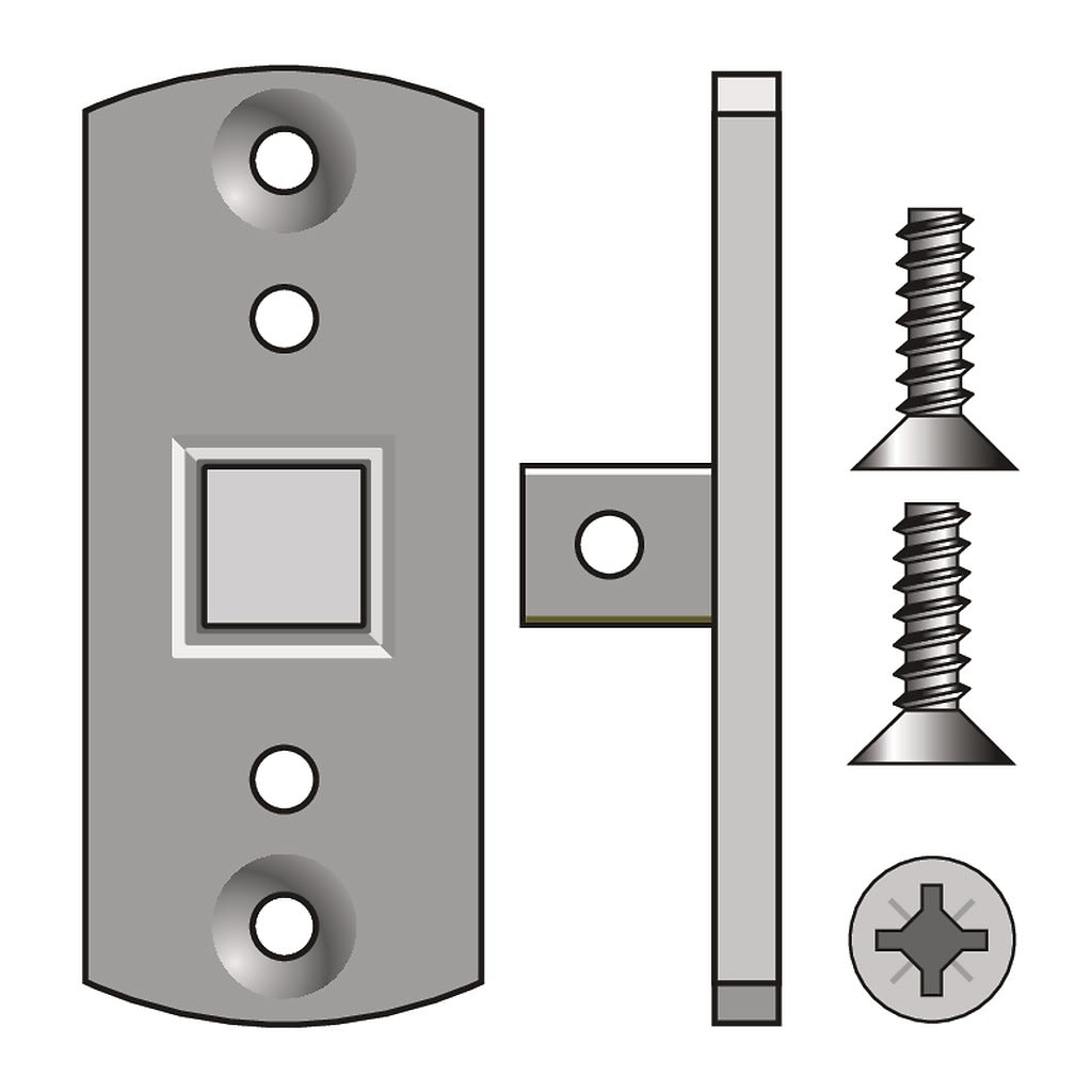 Somfy - Plaque verticale lo carrée tête ronde