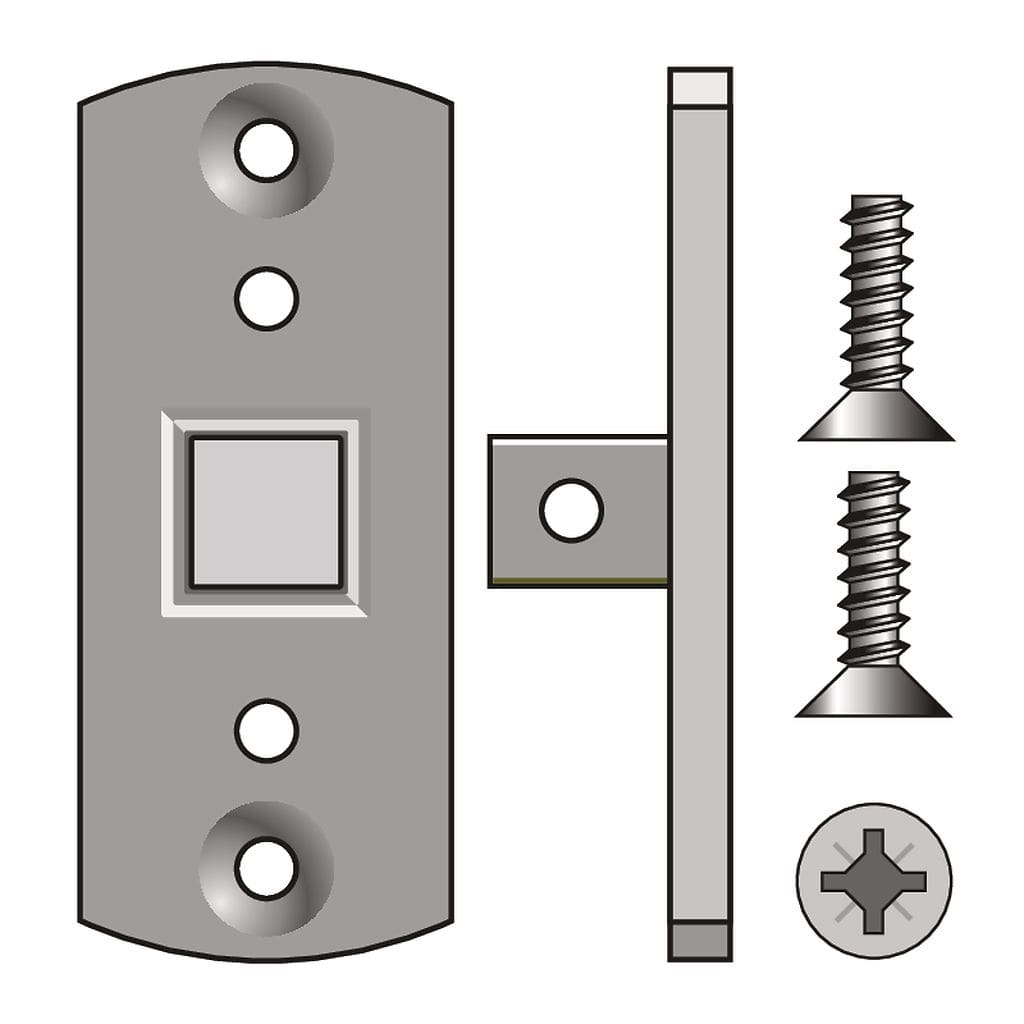 Somfy - Plaque verticale lo carrée tête ronde