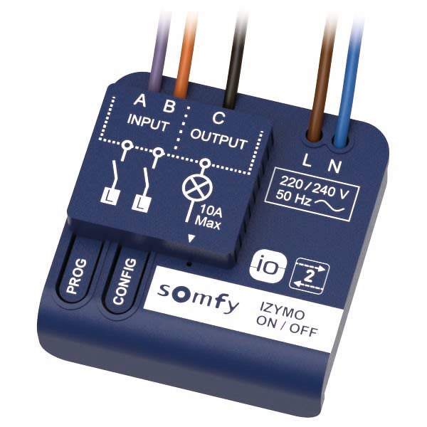 Somfy - Récepteur on/off io izymo pack industriel