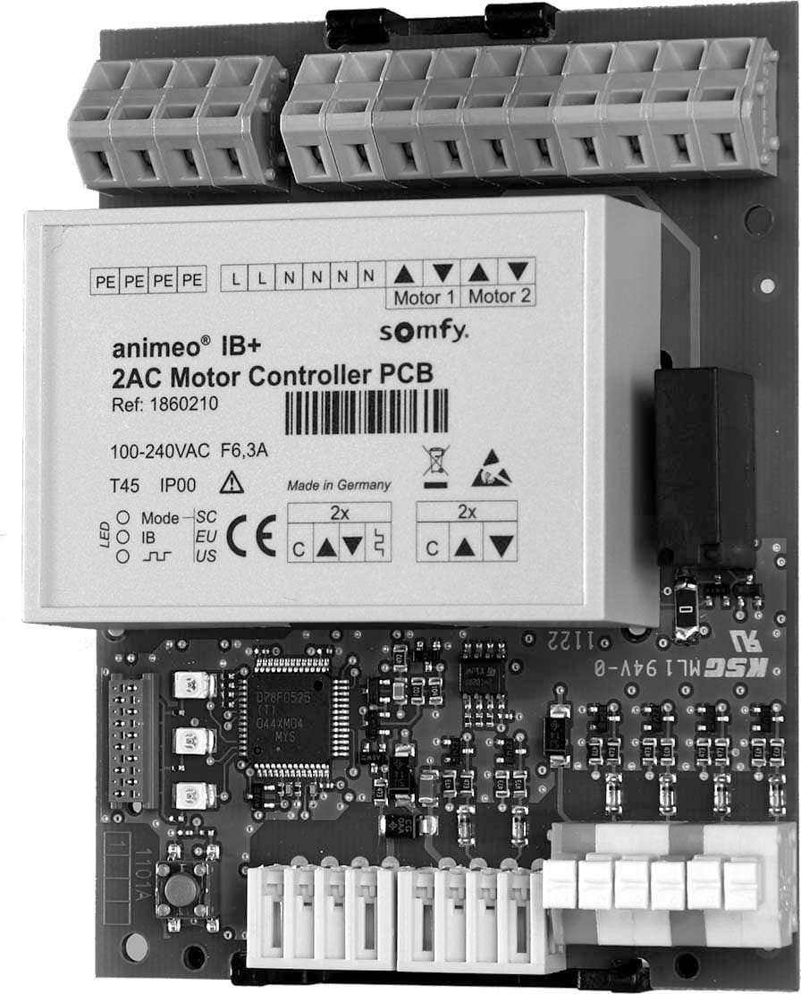 Somfy - Moteur controller 2 ac ib-ib+ pcb