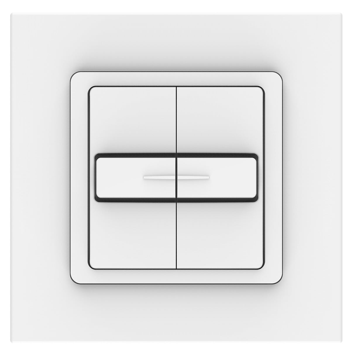 Somfy - Commande murale Smoove® Duo avec position fixe