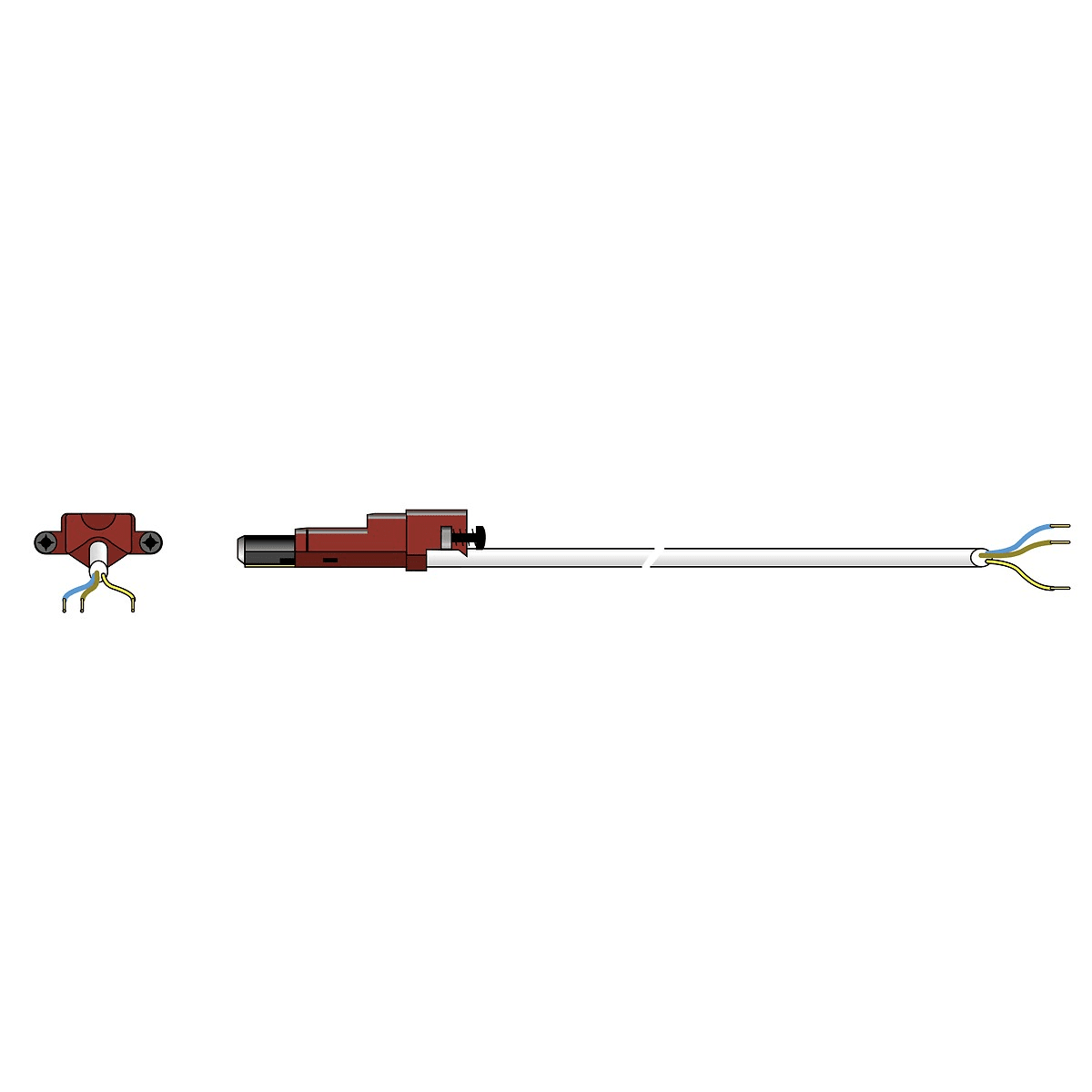 Somfy - Câble moteur filaire 3 conducteurs VVF longueur 10 m