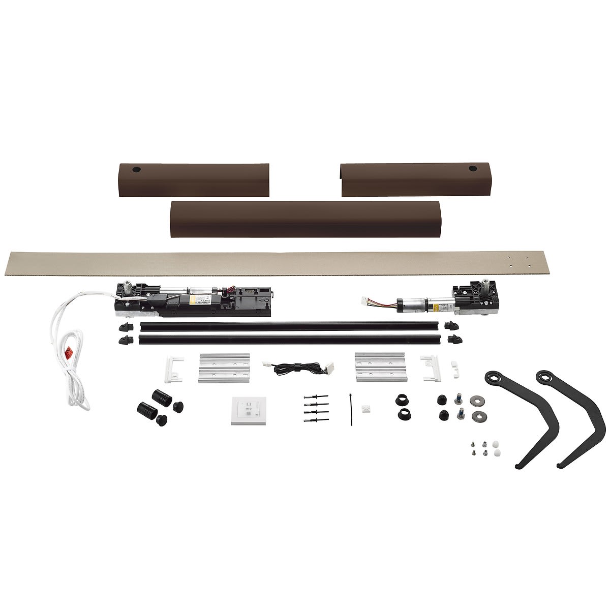 Somfy - Kit de motorisation pour volet battant Yslo® Flex io 2 vantaux - marron/noir