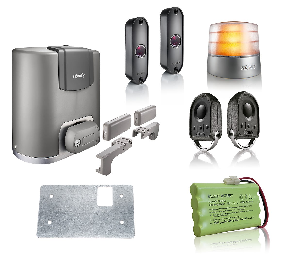Somfy - Motorisation elixo 3s m io - pack confort