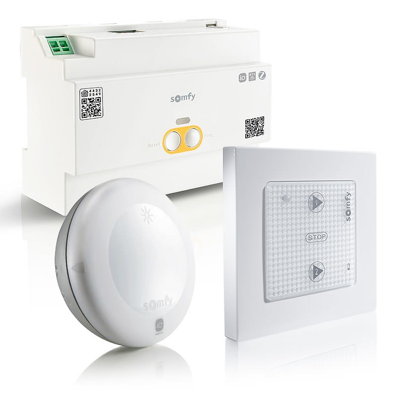 Somfy - Pack TaHoma Rail-Din-S avec capteur sunis