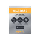 Somfy - Plaque dissuasive "Maison protégée" pour système d'alarme