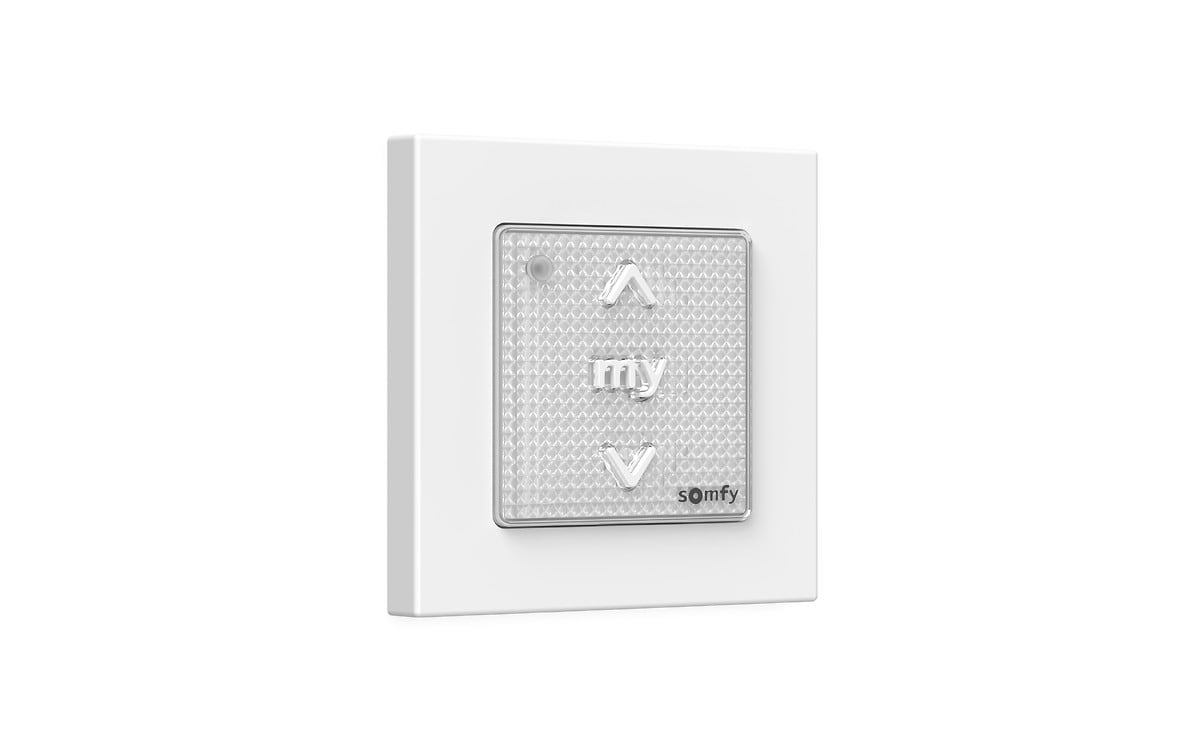 Somfy - Point de commande murale Smoove® RTS II module et cadre