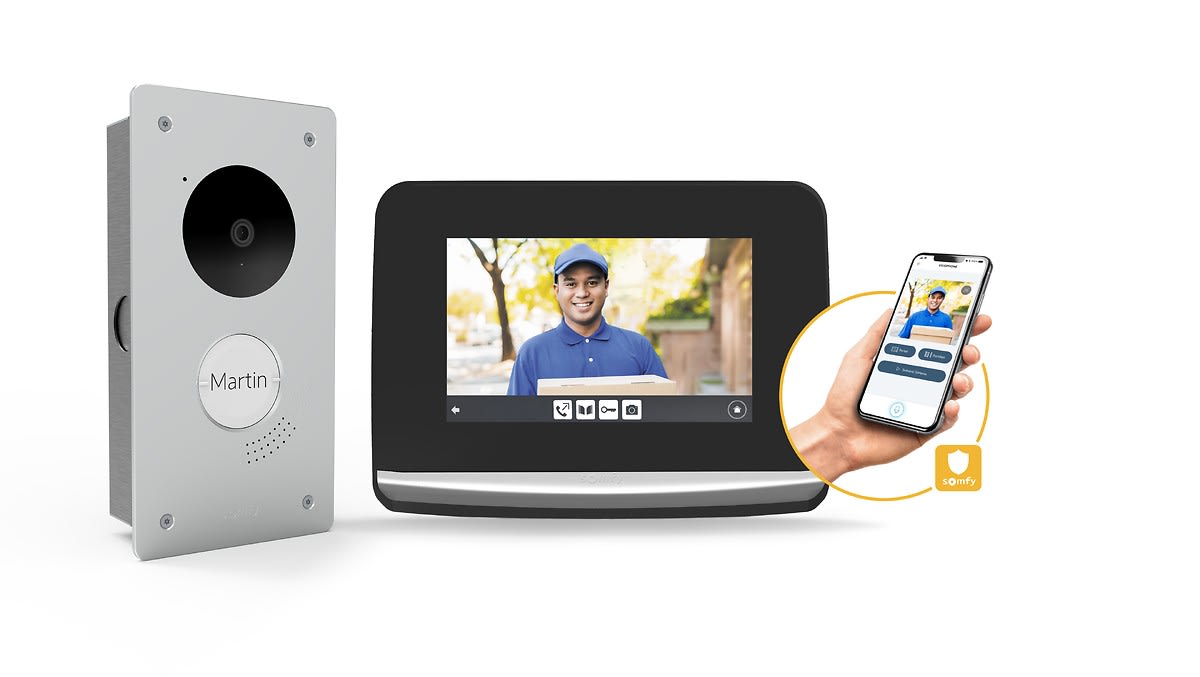 Somfy - Le portier vidéo connecté encastrable et personnalisable