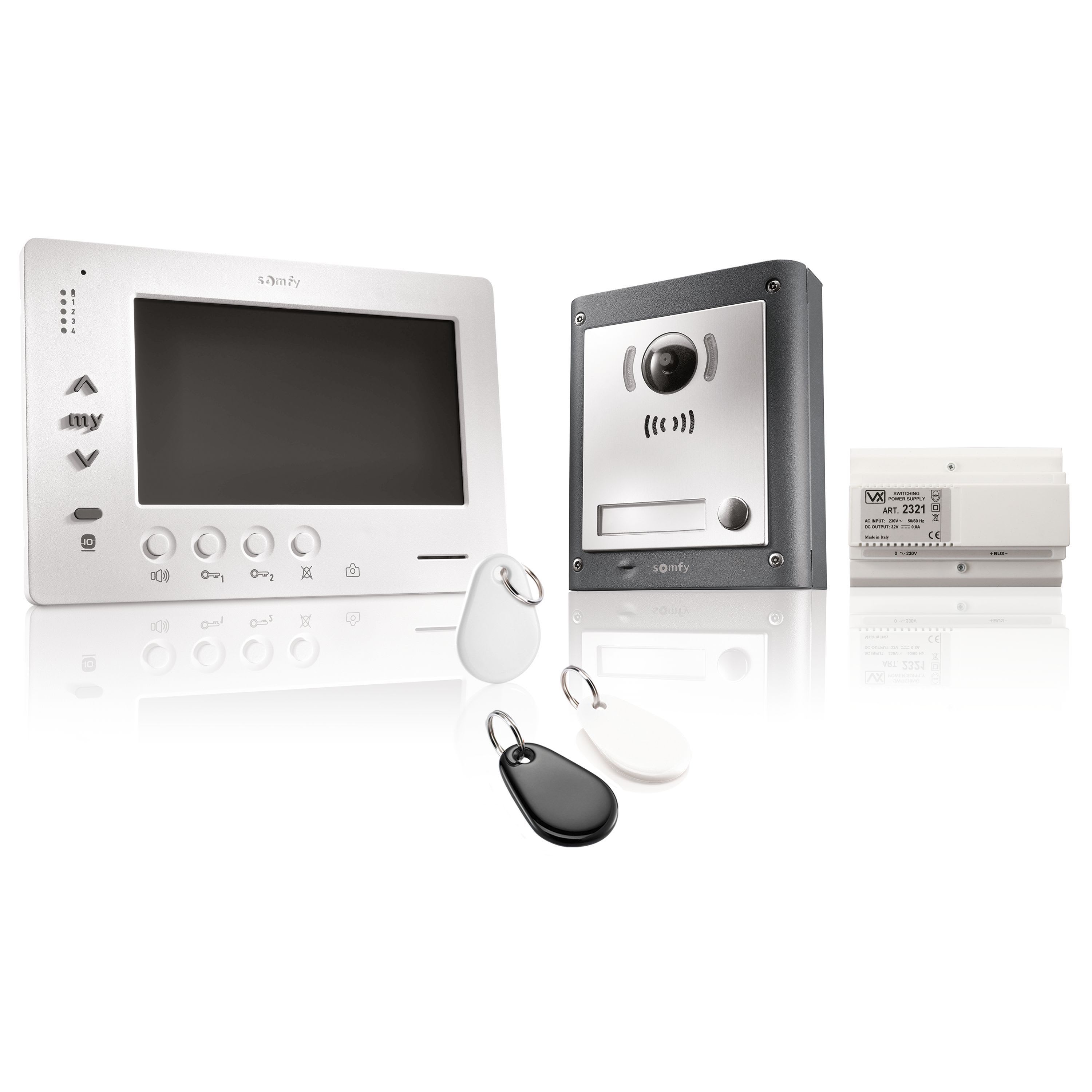 Somfy - Portier video - kit vsystempro premium io 1 logement